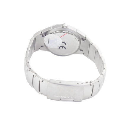 Montre Time Force en acier inoxydable argenté