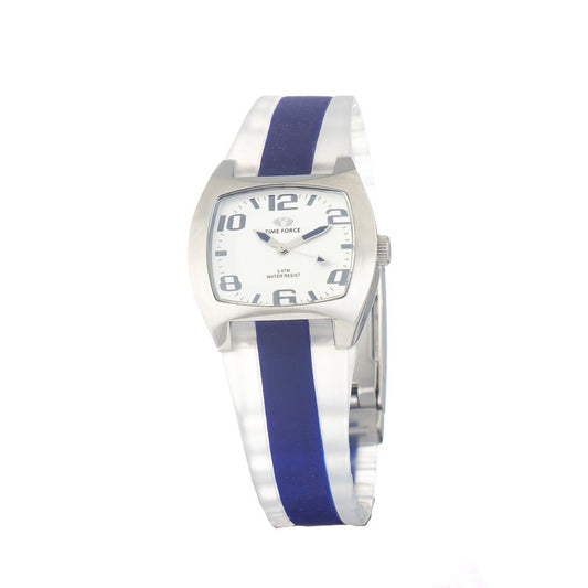 Montre Time Force en caoutchouc bleu