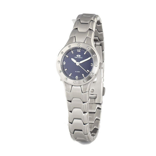 Montre Time Force en acier inoxydable argenté