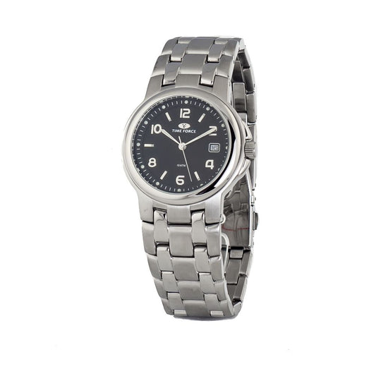 Montre Time Force en acier inoxydable argenté