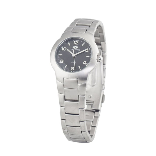 Montre Time Force en acier inoxydable argenté
