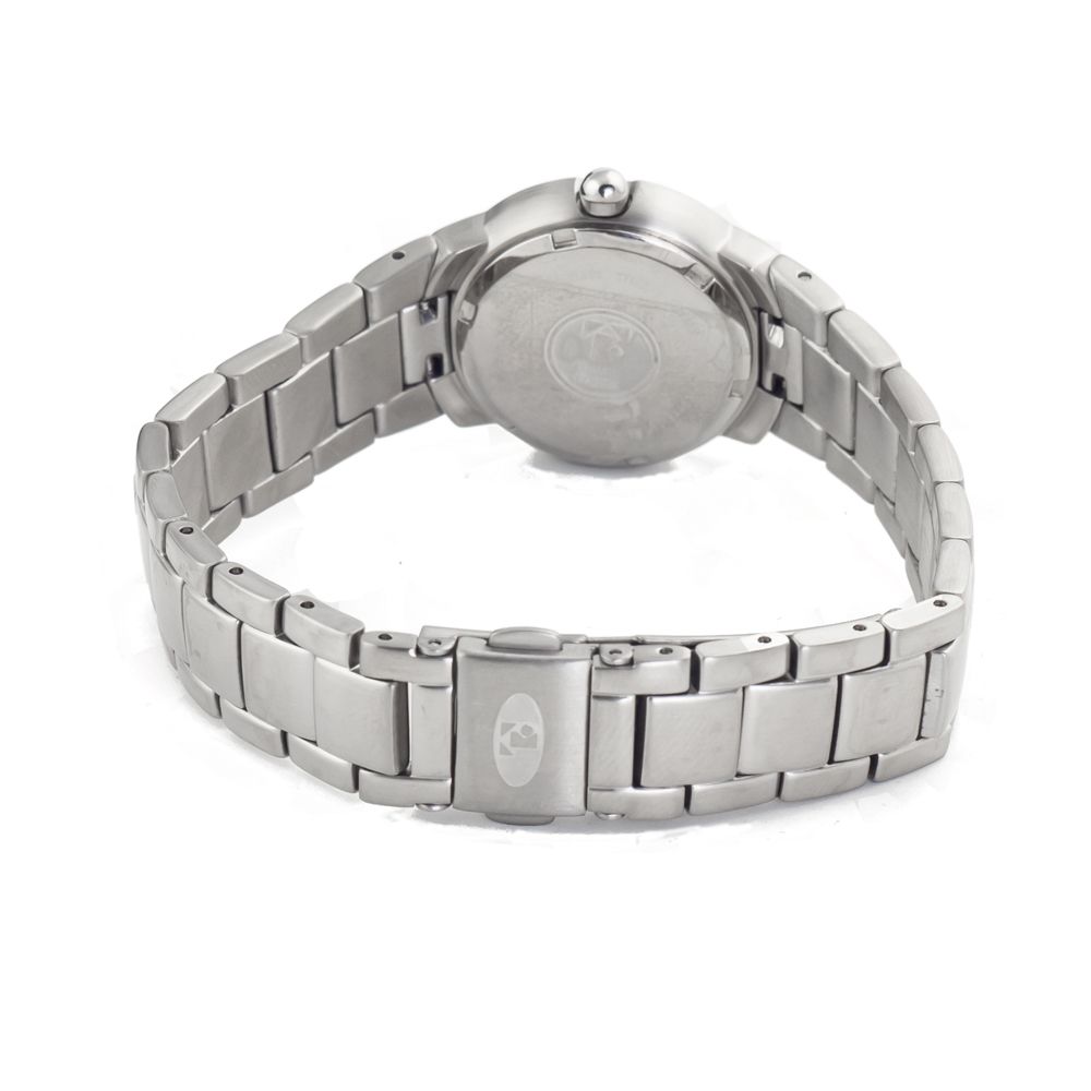 Montre Time Force en acier inoxydable argenté
