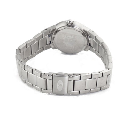 Montre Time Force en acier inoxydable argenté