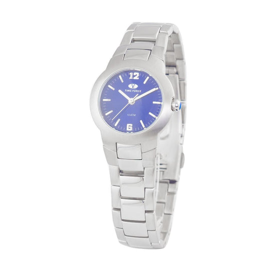 Montre Time Force en acier inoxydable argenté