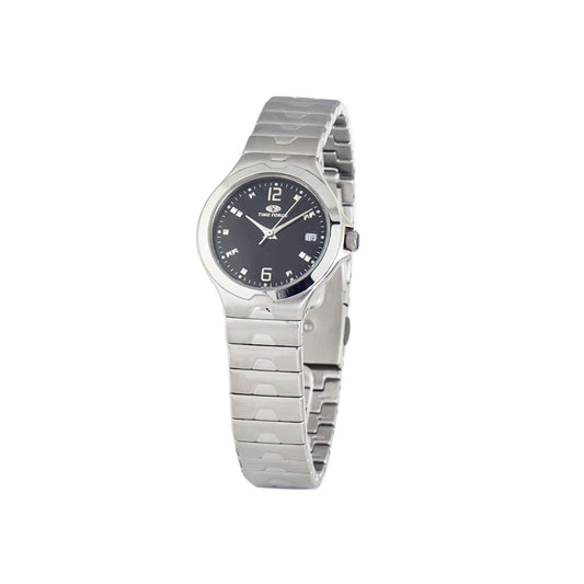 Montre Time Force en acier inoxydable argenté