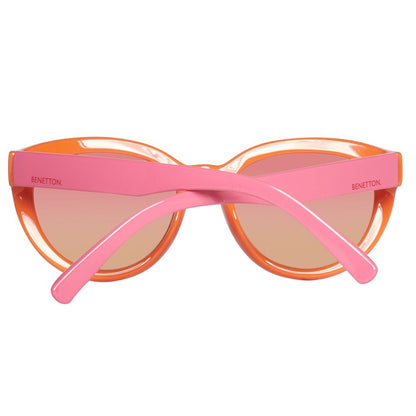 Lunettes de soleil Benetton rouges injectées