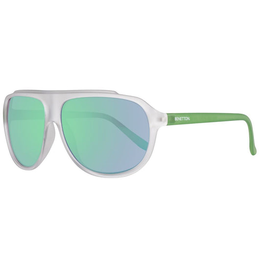 Lunettes de soleil Benetton bleues injectées