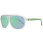 Lunettes de soleil Benetton bleues injectées