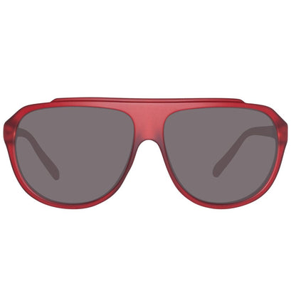 Lunettes de soleil Benetton rouges injectées