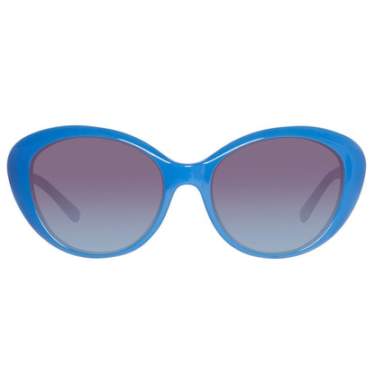 Lunettes de soleil Benetton bleues injectées