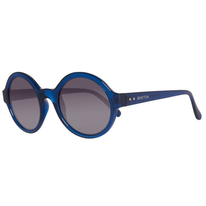 Lunettes de soleil Benetton bleues injectées
