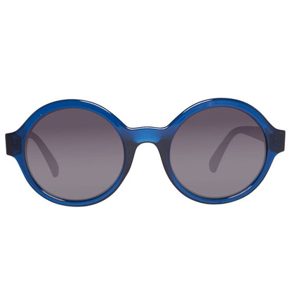 Lunettes de soleil Benetton bleues injectées