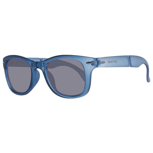 Lunettes de soleil Benetton bleues injectées