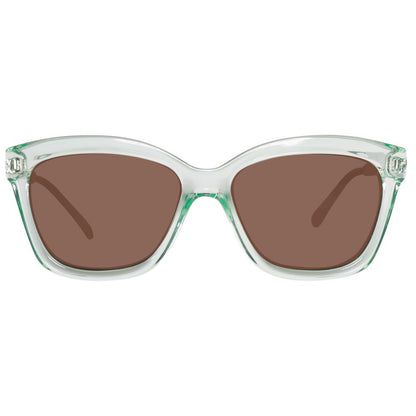 Lunettes de soleil Benetton en résine verte