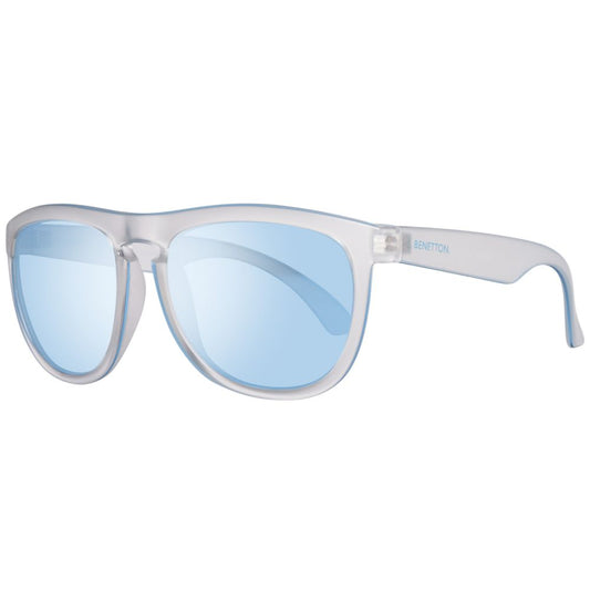 Lunettes de soleil Benetton bleues injectées