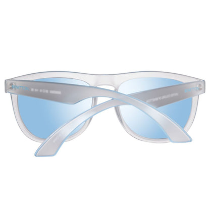 Lunettes de soleil Benetton bleues injectées