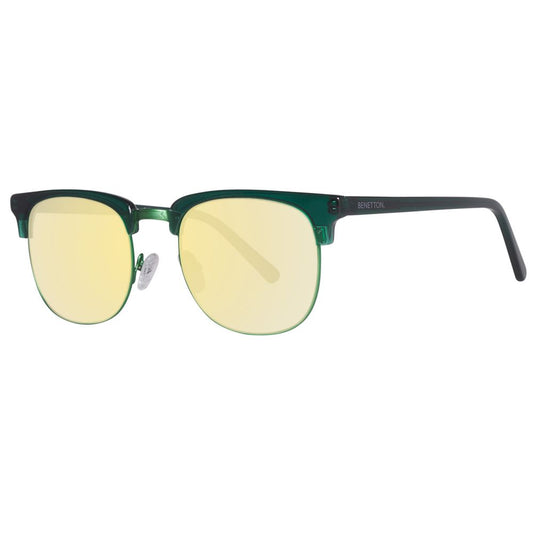 Lunettes de soleil Benetton en acétate vert