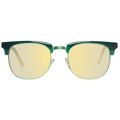 Lunettes de soleil Benetton en acétate vert