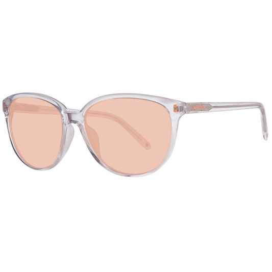 Lunettes de soleil Benetton en plastique bleu