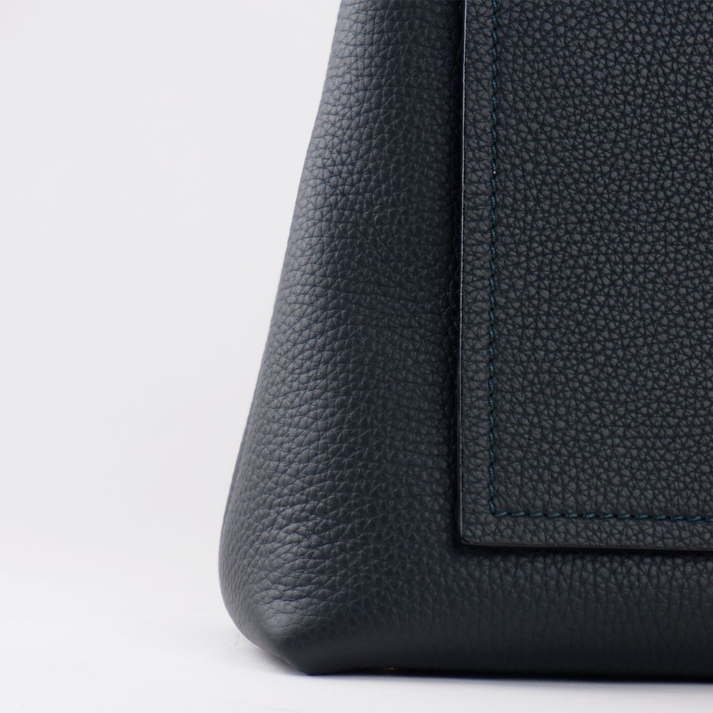 Giada Blauwe Leren Handtas