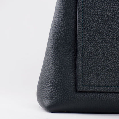 Giada Blauwe Leren Handtas