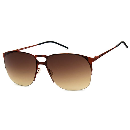 Lunettes de soleil en métal marron Italia Independent