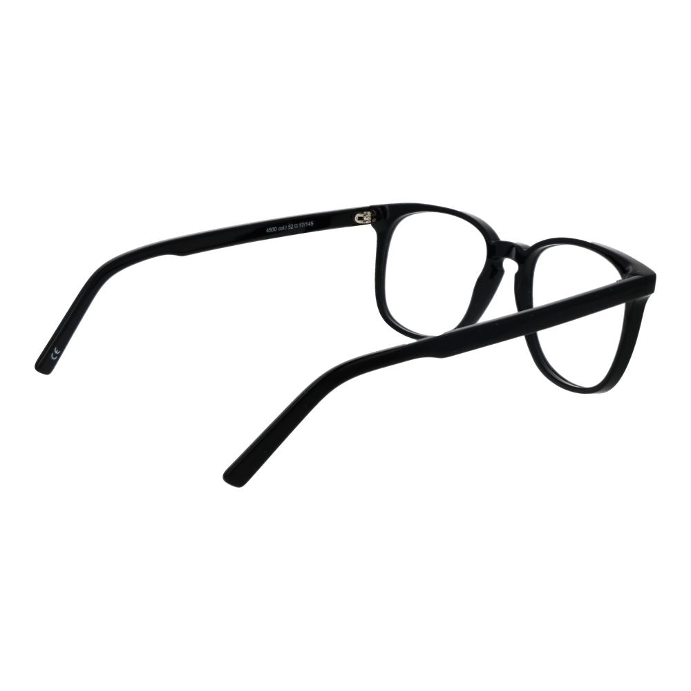 Andy Wolf Black Unisex Glasses Frame - Elegant Panto Design