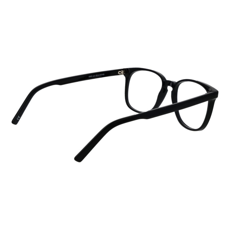 Andy Wolf Black Unisex Glasses Frame - Élégant Design Panto
