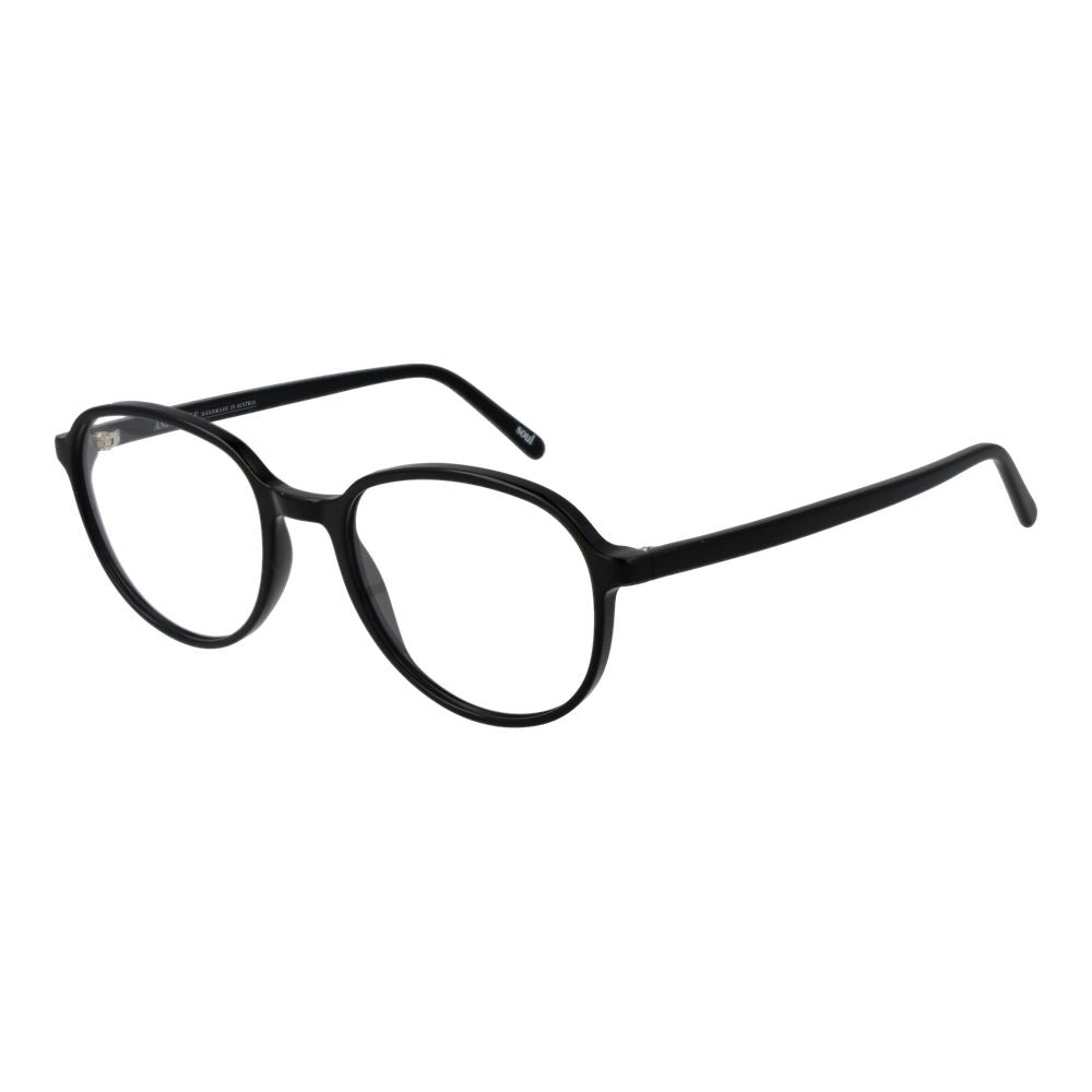 Andy Wolf Black Unisex Glasses Frame - Élégance et Polyvalence