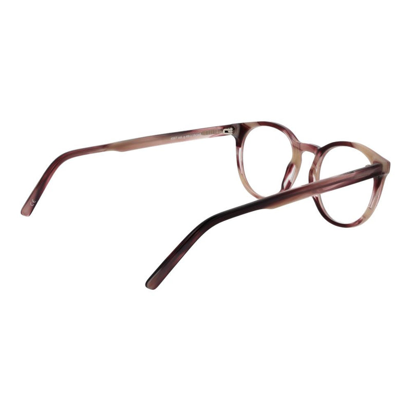 Andy Wolf Pink Unisex Glasses Frame - Stylish Panto Design
