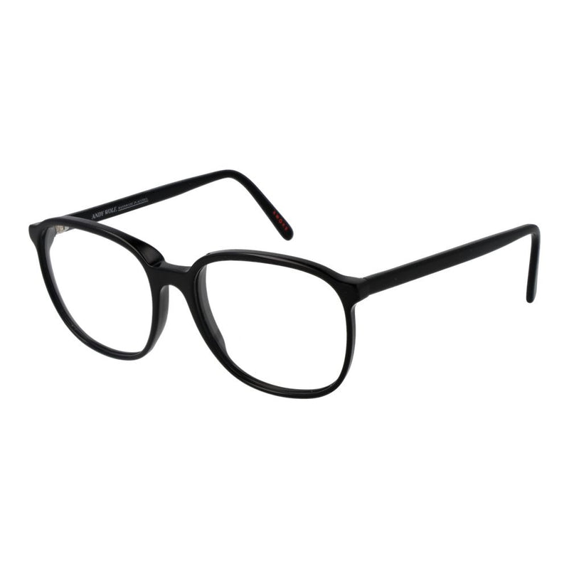 Andy Wolf Black Unisex Glasses Frame - Chic and Durable Accessory