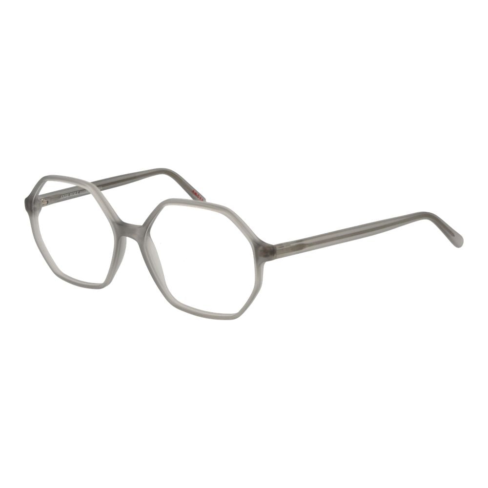 Andy Wolf Gray Unisex Glasses Frame - Stylish Acetate Eyewear