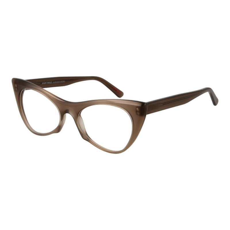 Andy Wolf Gray Unisex Glasses Frame - Cat Eye Style