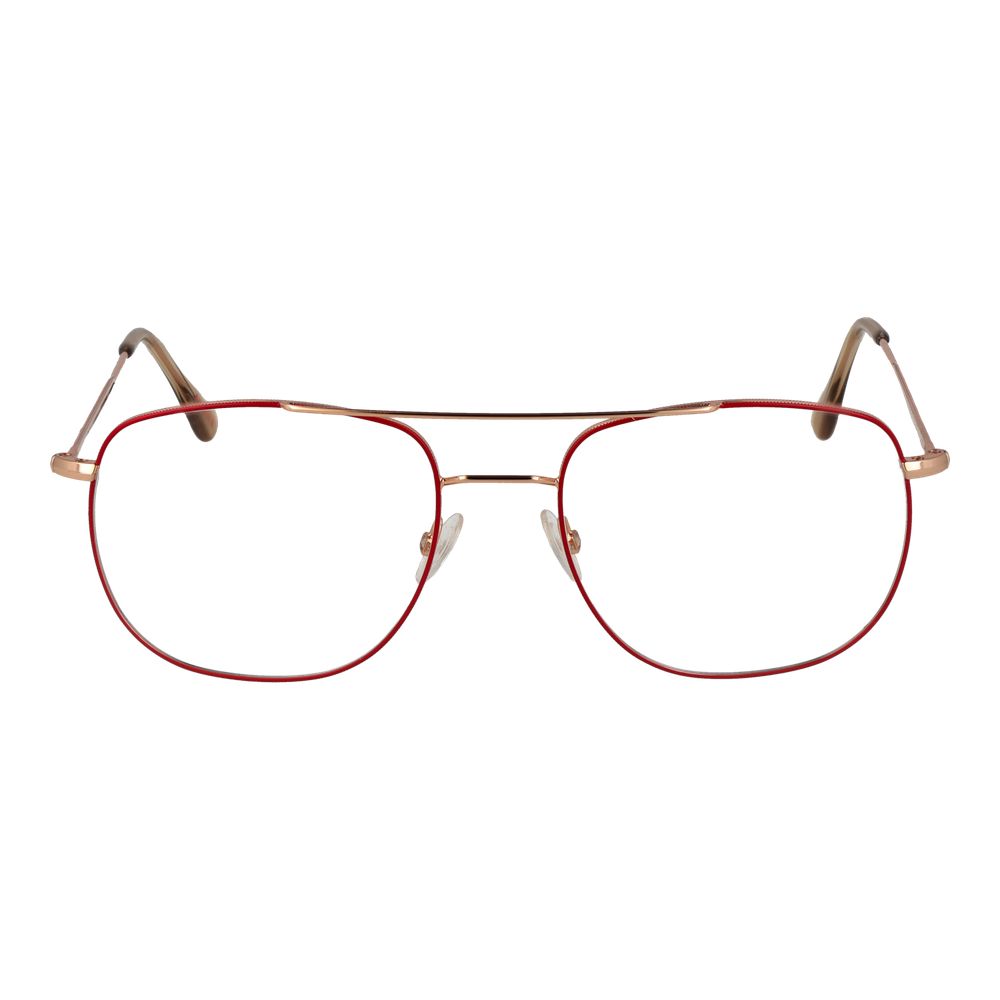Andy Wolf Red Unisex Glasses Frame - Stylish Aviator Design