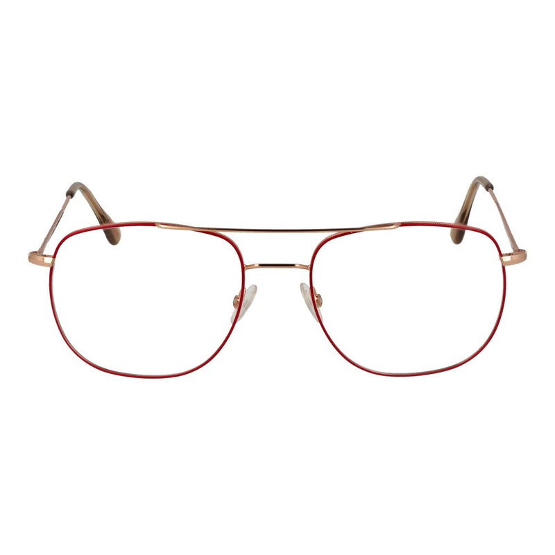 Andy Wolf Red Unisex Glasses Frame - Stylish Aviator Design