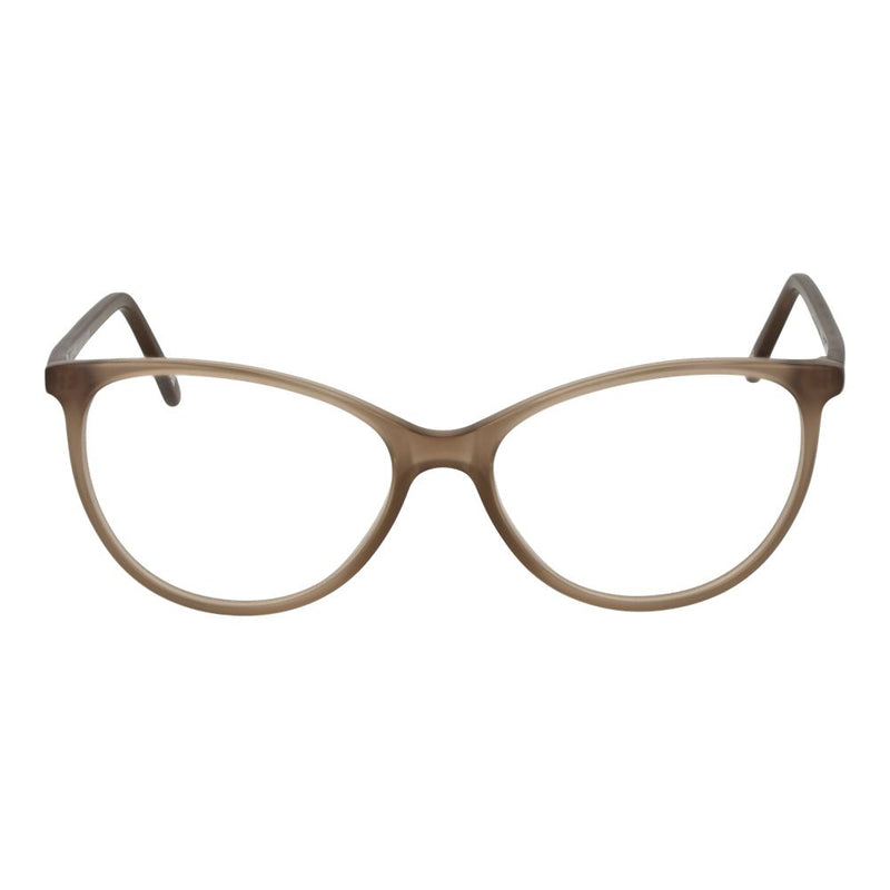 Andy Wolf Beige Unisex Glasses Frame - Chic Cat Eye Style