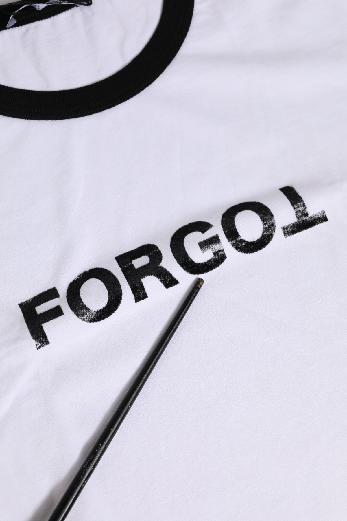 Dolce & Gabbana T-shirt Cropped Blanc en Coton à Col Rond