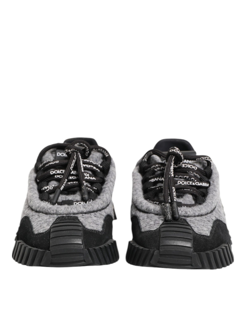 Dolce & Gabbana NS1 Low Top Sneakers in Black and Gray