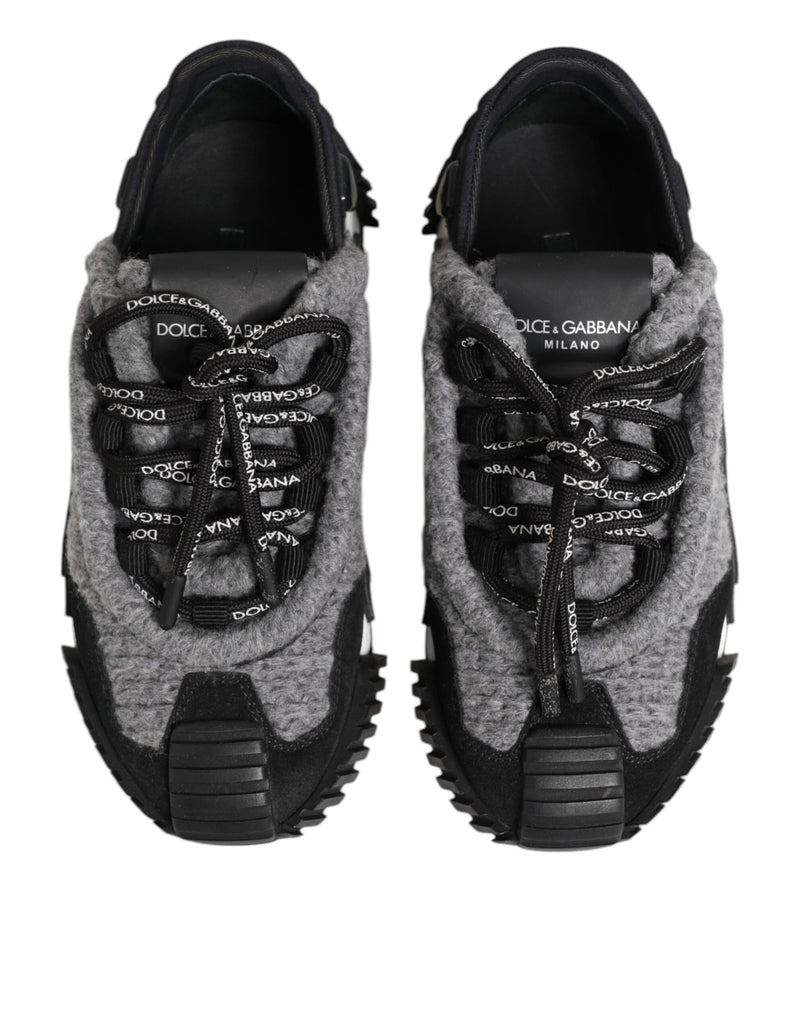 Dolce & Gabbana NS1 Low Top Sneakers in Black and Gray
