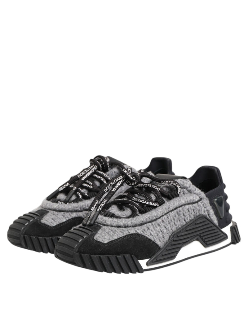 Dolce & Gabbana NS1 Low Top Sneakers in Black and Gray