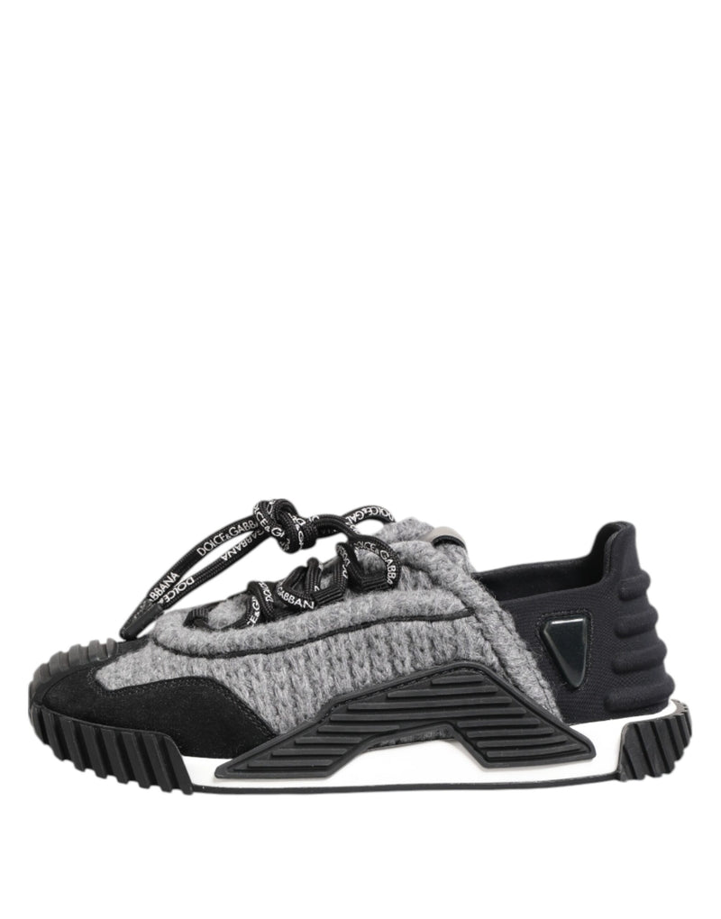 Dolce & Gabbana NS1 Low Top Sneakers in Black and Gray