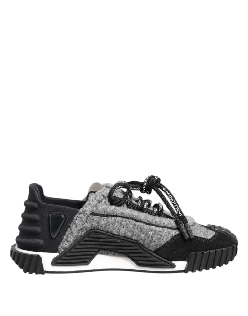 Dolce & Gabbana NS1 Low Top Sneakers in Black and Gray