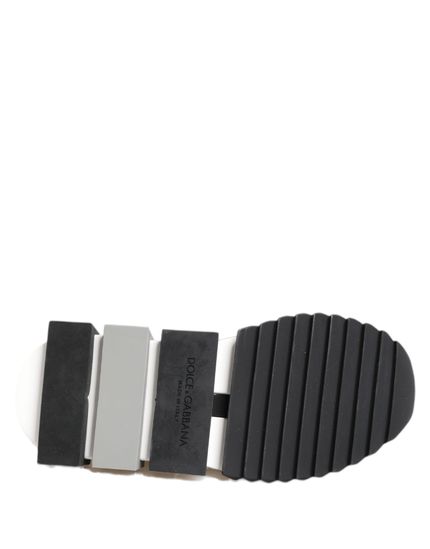 Dolce & Gabbana zwarte en witte Sorrento lage sneakers