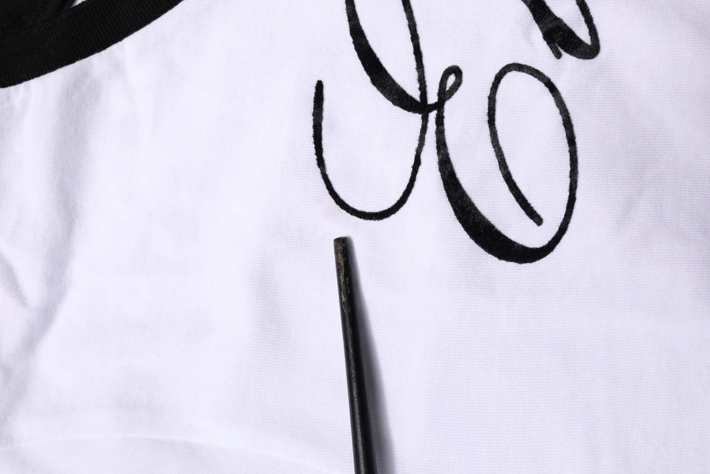 Dolce & Gabbana wit katoenen T-shirt met ronde hals en de tekst 'Eleganza'