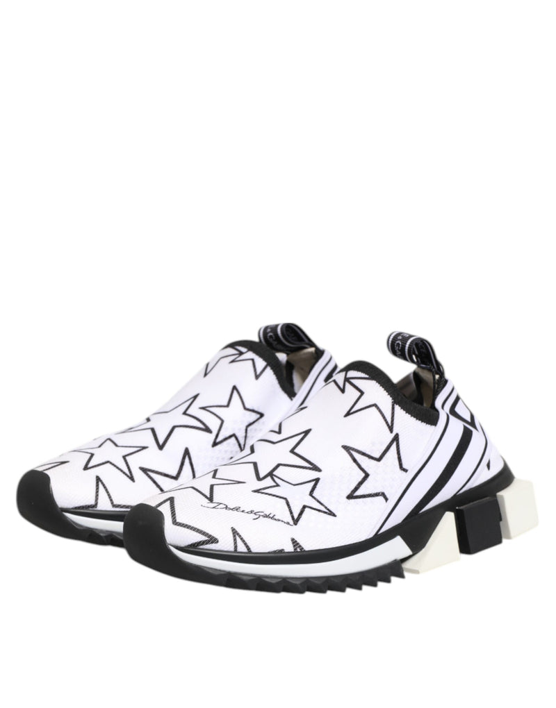 Dolce & Gabbana Sorrento Low Top Sneakers - White Stars