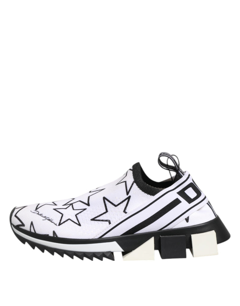 Dolce & Gabbana Sorrento Low Top Sneakers - White Stars