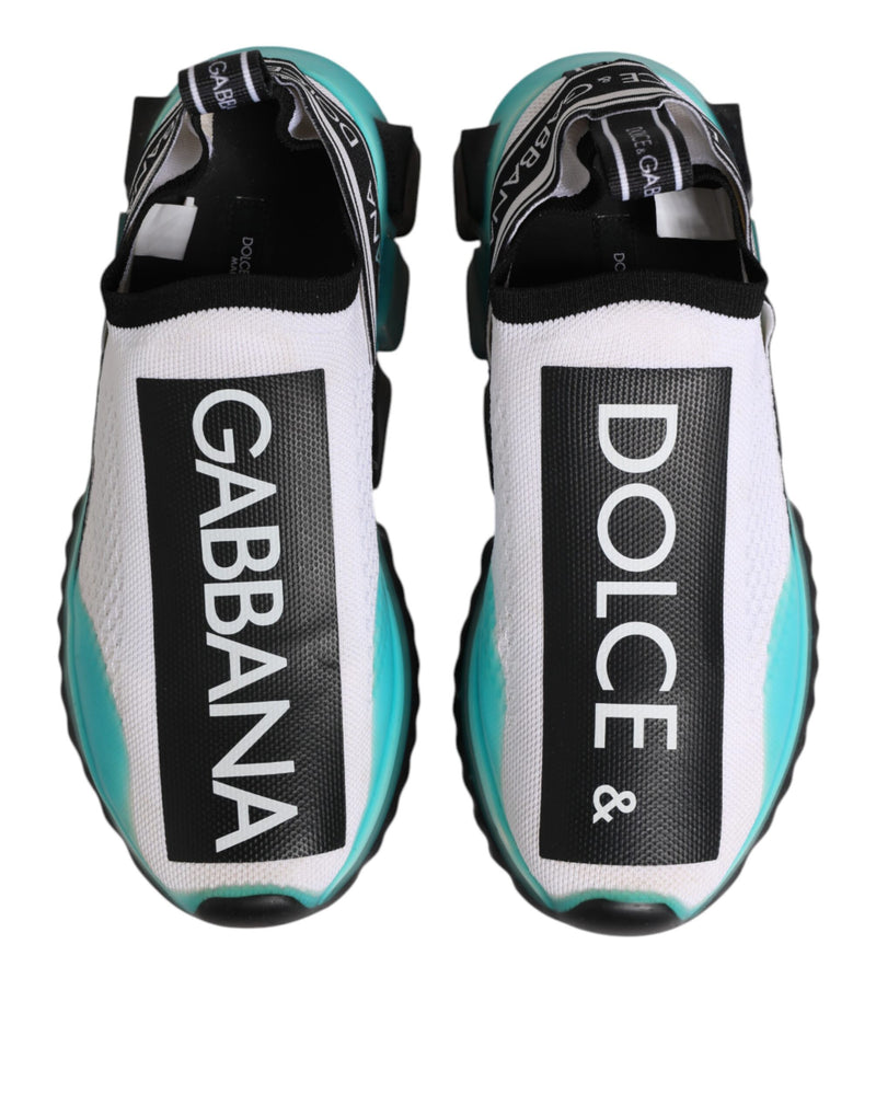 Dolce & Gabbana White Sorrento Slip On Low Top Sneakers
