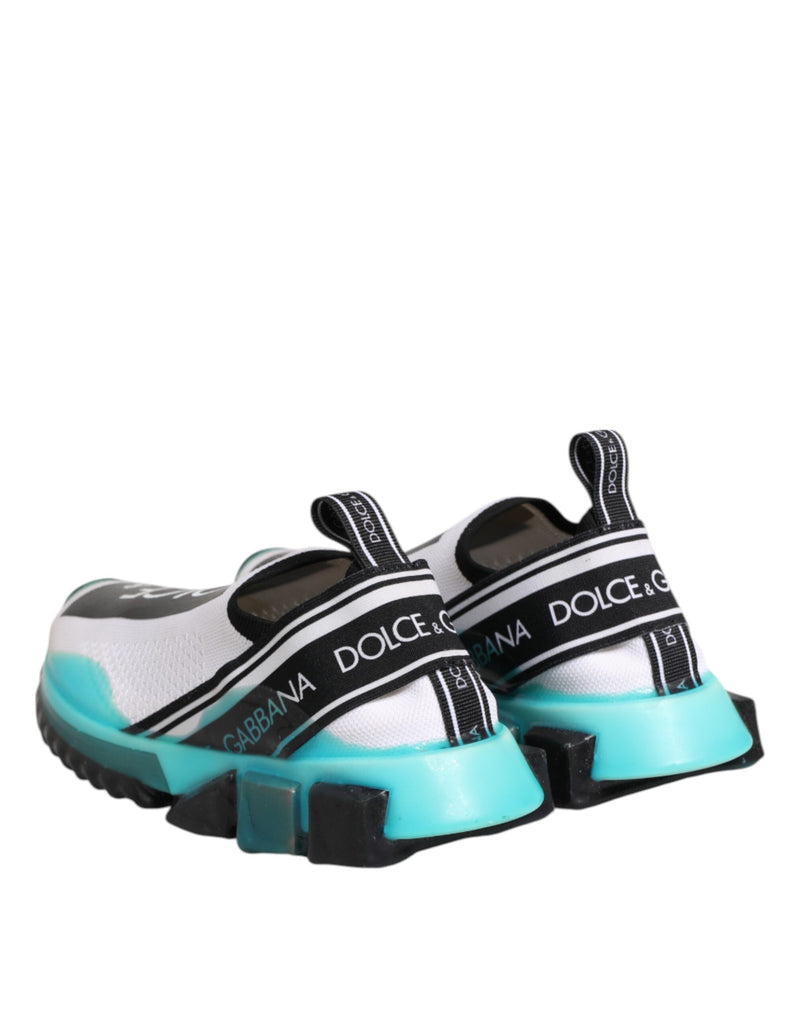 Dolce & Gabbana White Sorrento Slip On Low Top Sneakers