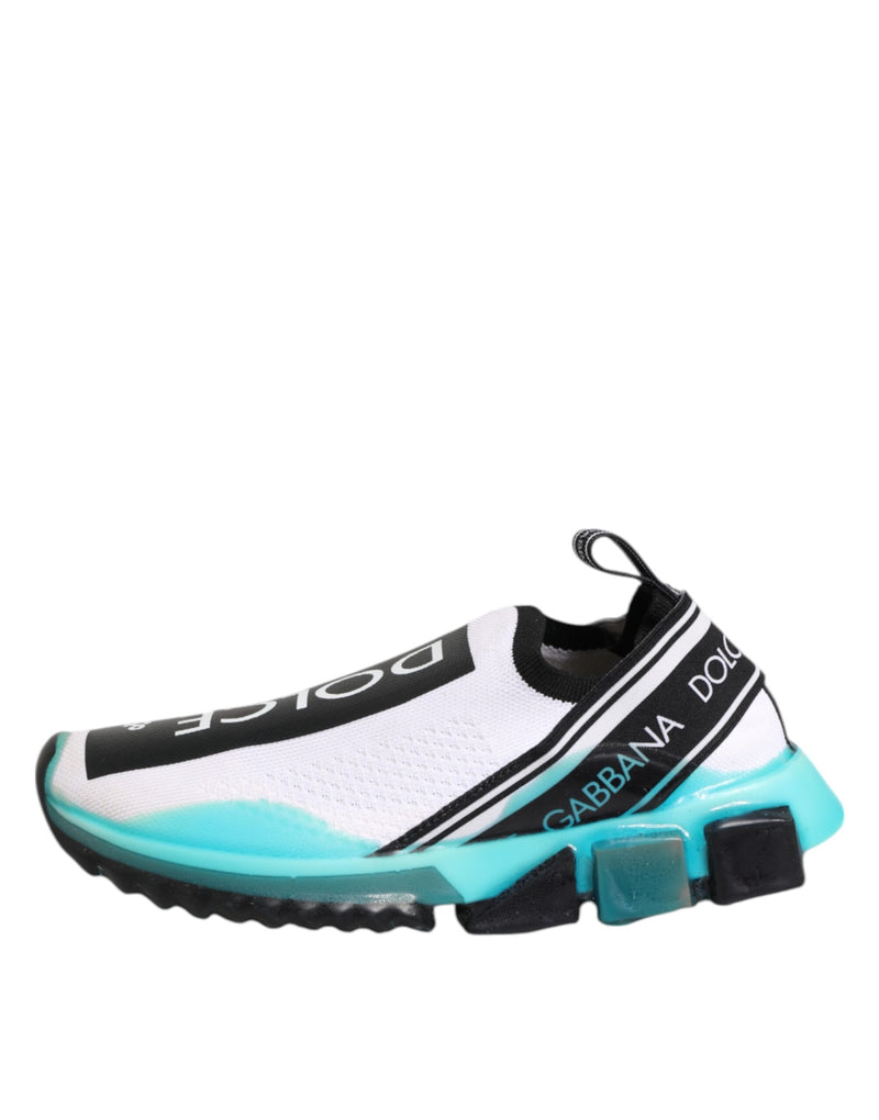 Dolce & Gabbana White Sorrento Slip On Low Top Sneakers