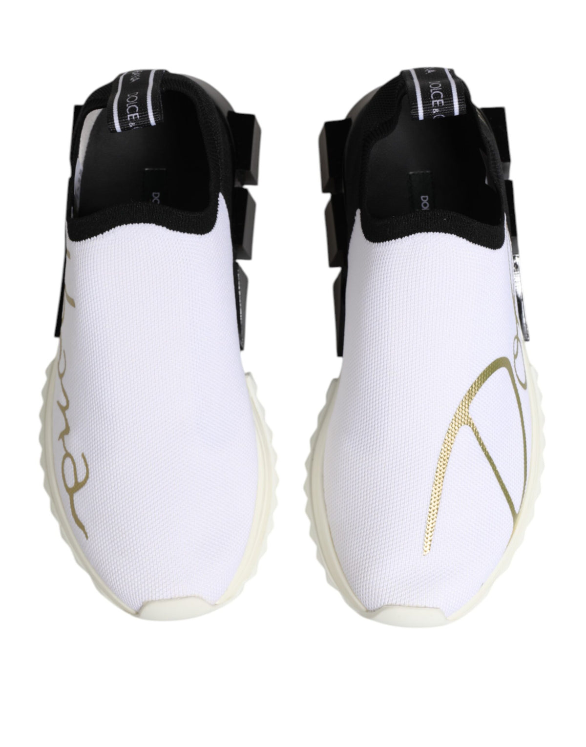 Dolce & Gabbana Sorrento Low Top Sneakers - Noir et Blanc
